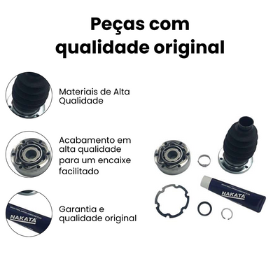 Junta Homocinética Câmbio Kombi VW 1.4 Direito Esquerdo - Imagem 3