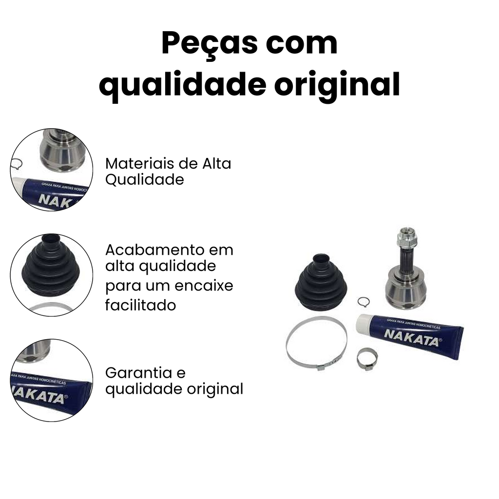 Junta Fixa Roda Direito Esquerdo Fiat Tipo - Imagem 3