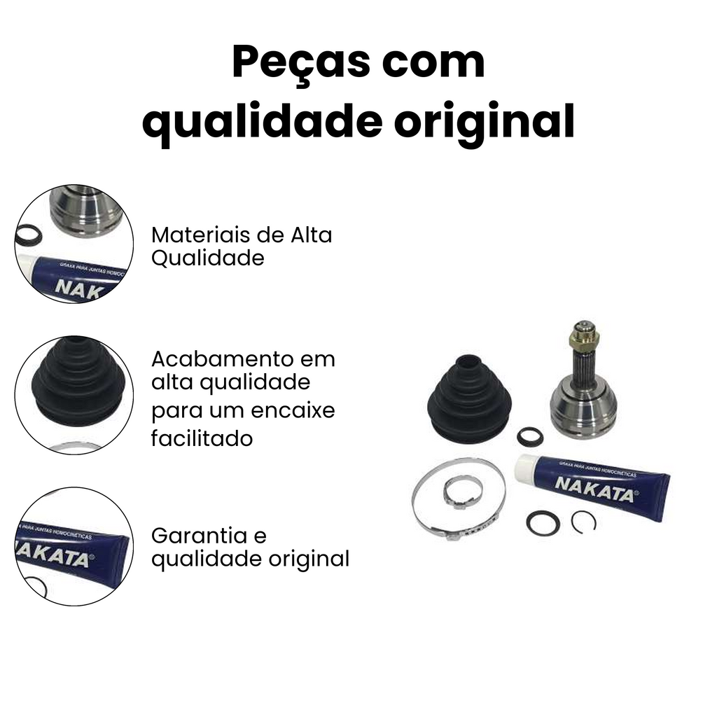 Junta Fixa Roda Direito Esquerdo Ford Escort - Imagem 3