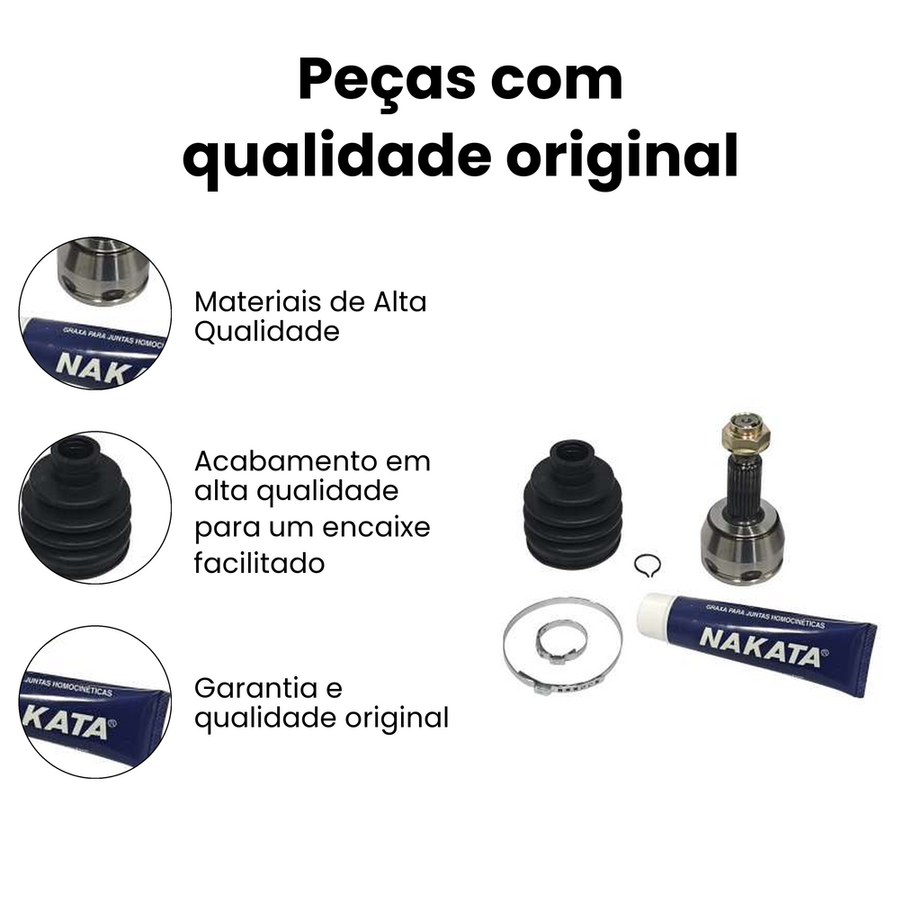 Junta Fixa Roda Direito / Esquerdo Ford Ka Fiesta - Imagem 3