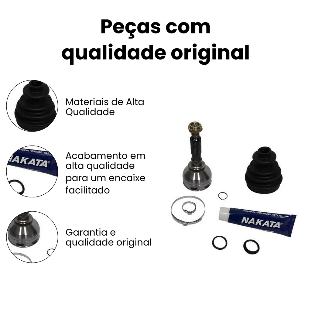 Junta Homocinética Roda Ford Pampa Del Rey - Imagem 3