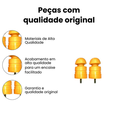 Kit Batentes Amortecedor Traseiro Direito Esquerdo Fiorino - Imagem 3