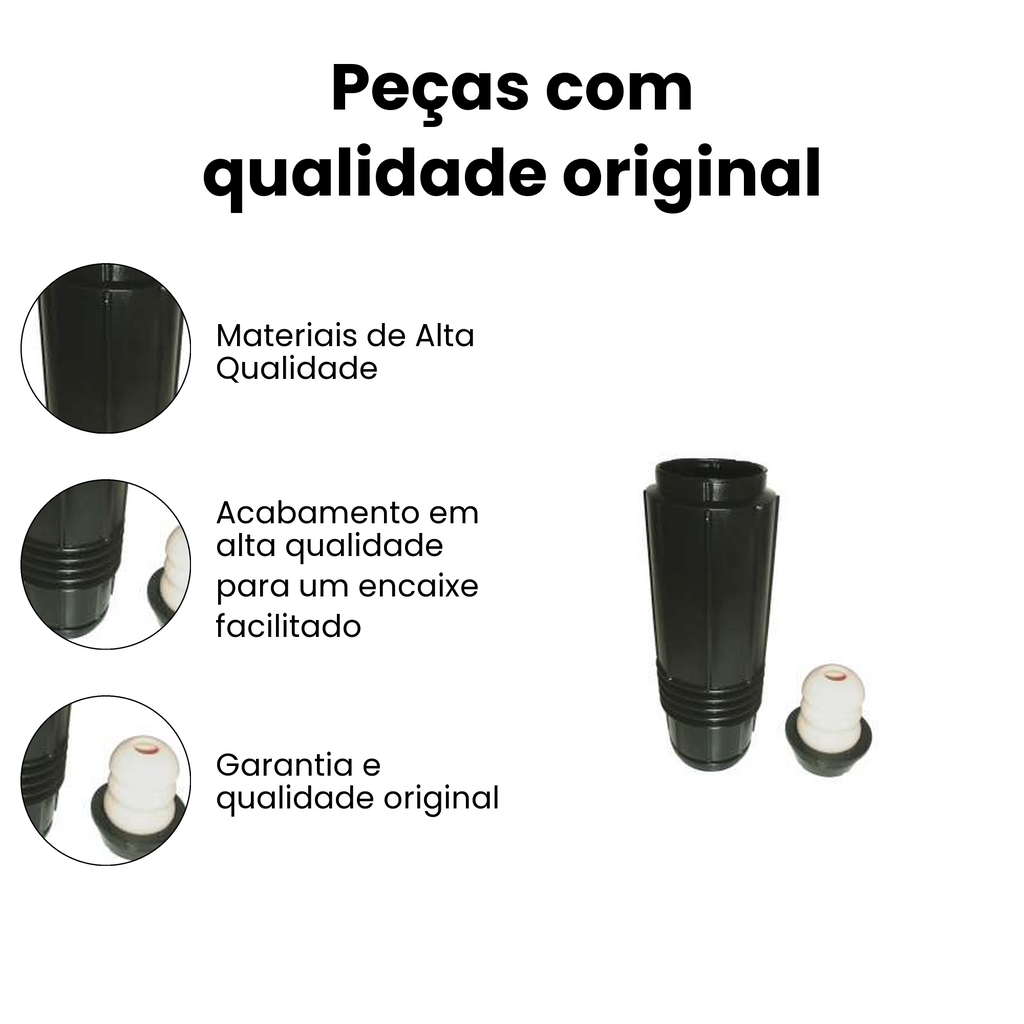 Kit Reparo Amortecedor Traseiro Original Fiat Palio - Imagem 3