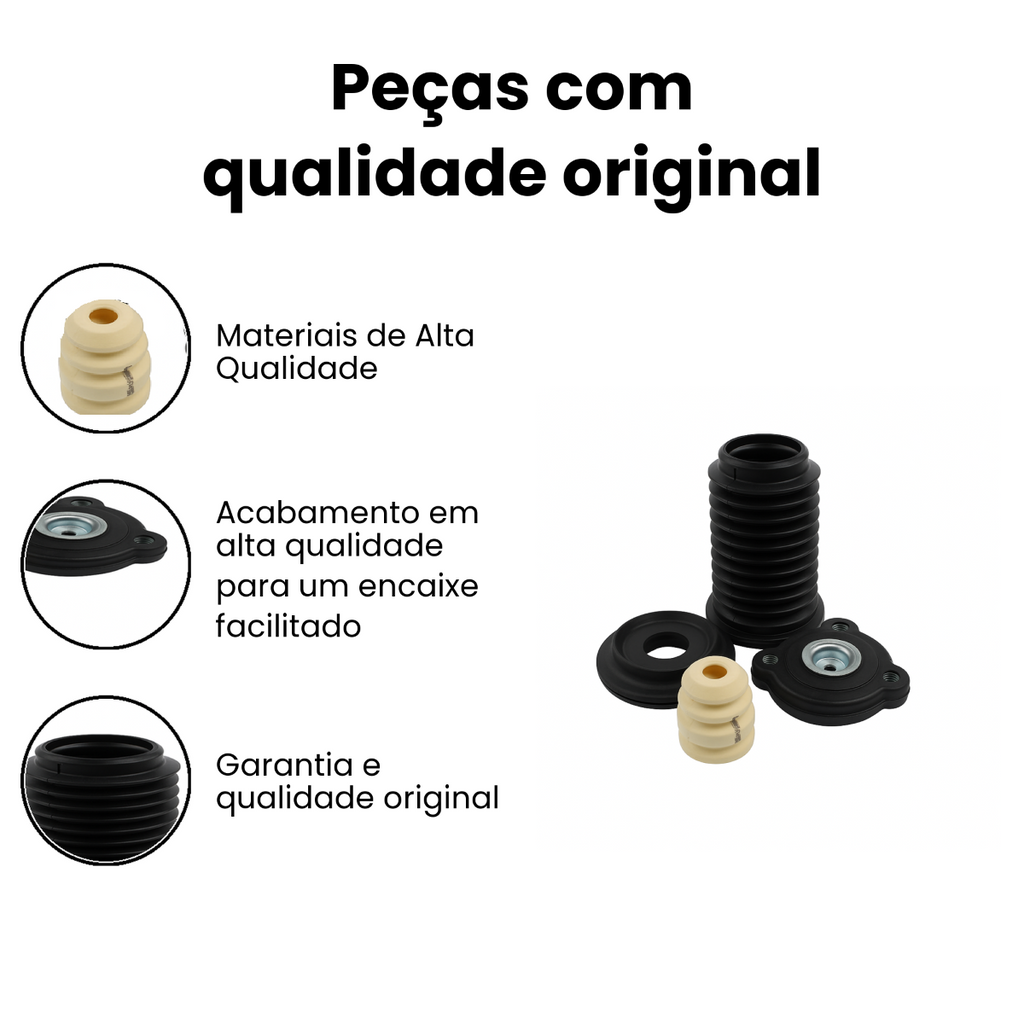 Kit Amortecedor Dianteiro Direito Esquerdo Fiat Mobi - Imagem 3