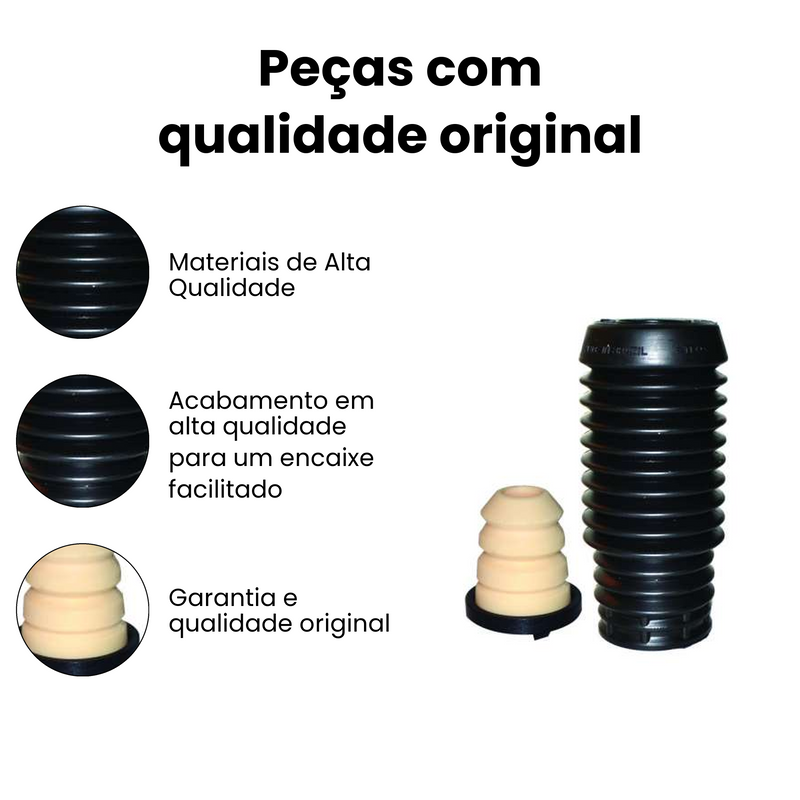 Kit Amortecedor Diant. Dir Esq Ford Fiesta SE 1.5 1.6 16v - Imagem 3