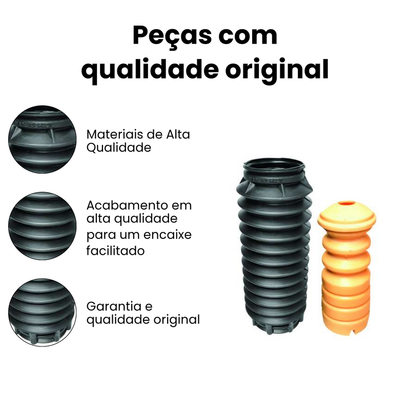 Kit Amortecedor Tras Dir Esq Fiat Ka - Imagem 3
