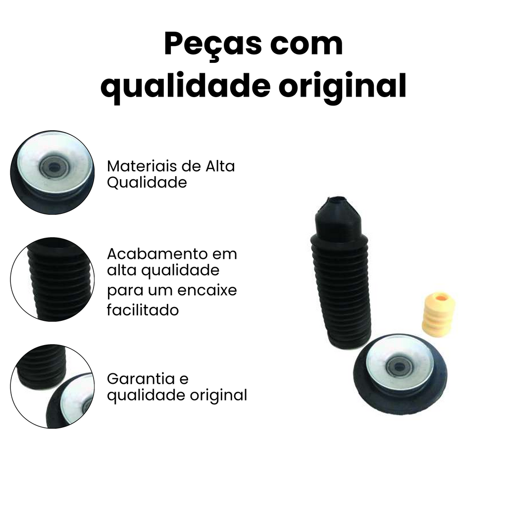 Kit Reparo Amortecedor Dianteiro Direito Esquerdo Gol - Imagem 3