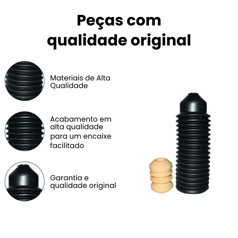 Kit Amortecedor Diant Dir Esq Volkswagen Gol Parati Saveiro - Imagem 3