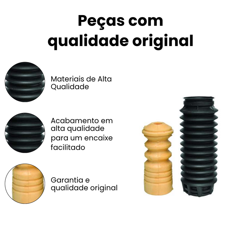Kit Amortecedor Tras Dir Esq Volkswagen Gol Parati - Imagem 3