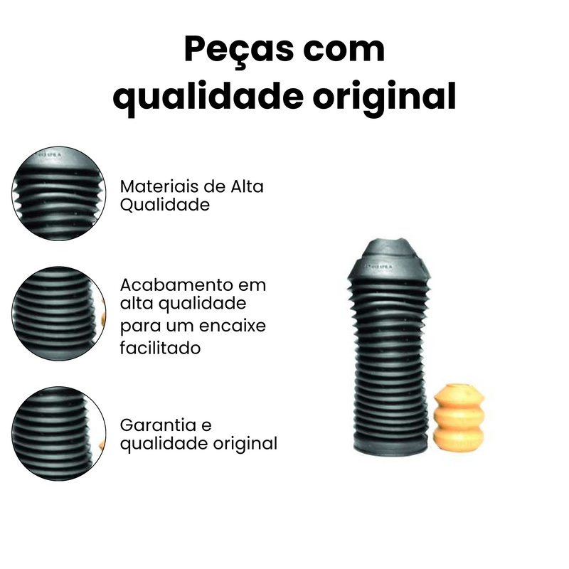 Kit Amortecedor Diant Dir Esq VW Bora 2.0 8V SOHC L4 - Imagem 3