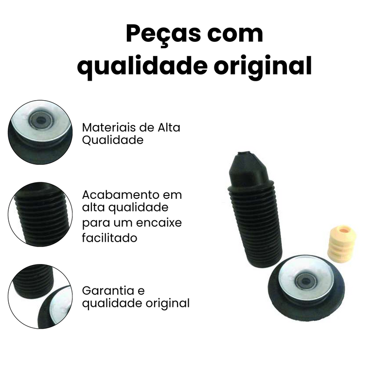 Kit Amortecedor Diant Dir Esq Volkswagen Gol Parati Saveiro - Imagem 3