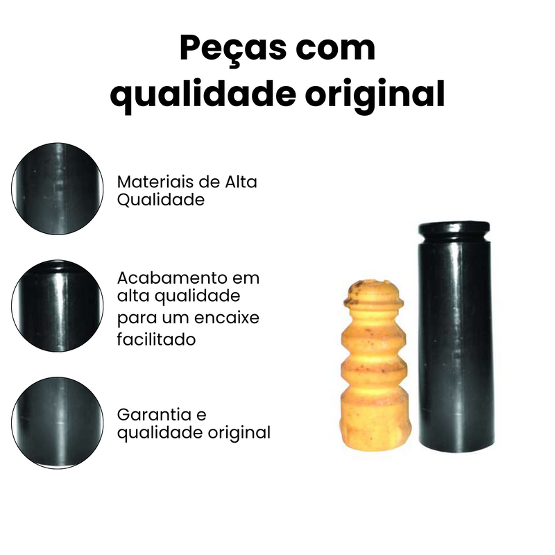 Kit Amort Tras Dir Esq Volkswagen Crossfox Fox Spacefox Gol - Imagem 3