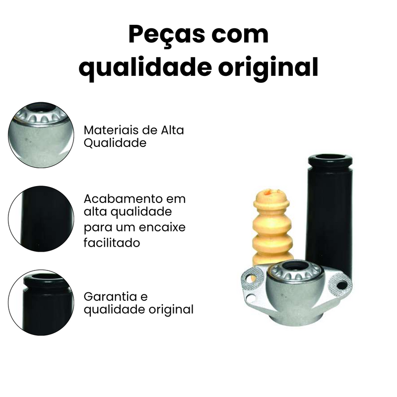 Kit Reparo Amortecedor Tras VW Spacefox 11-15 Fox 05-11 Para - Imagem 3
