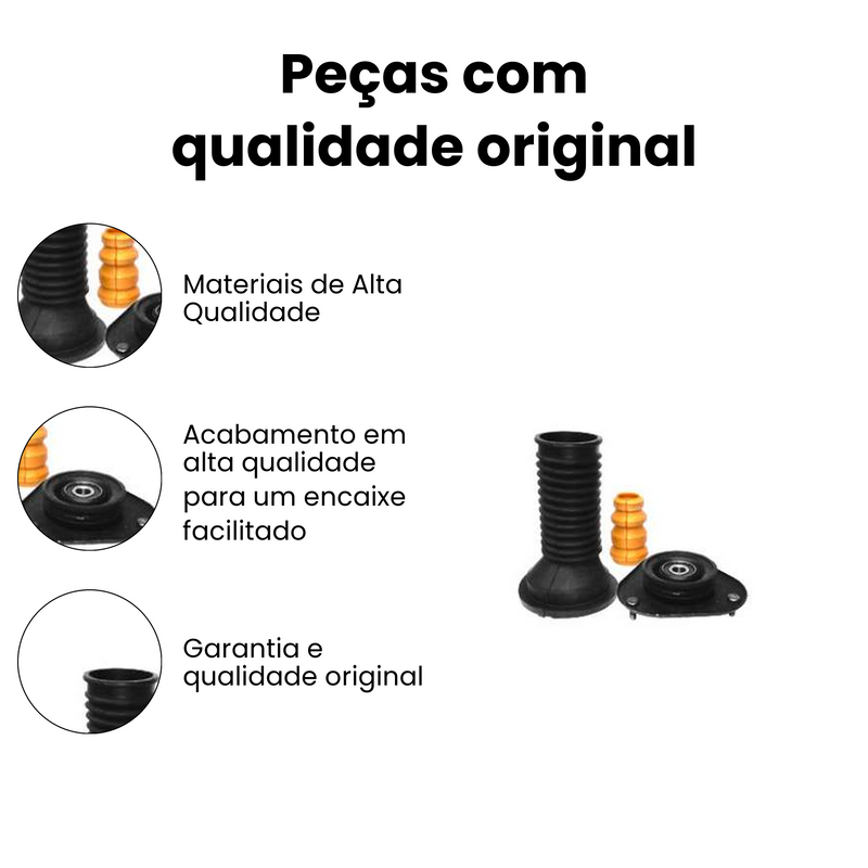 Kit Reparo Amortecedor Diant Dir Esq Fiat Palio Siena Strada - Imagem 3