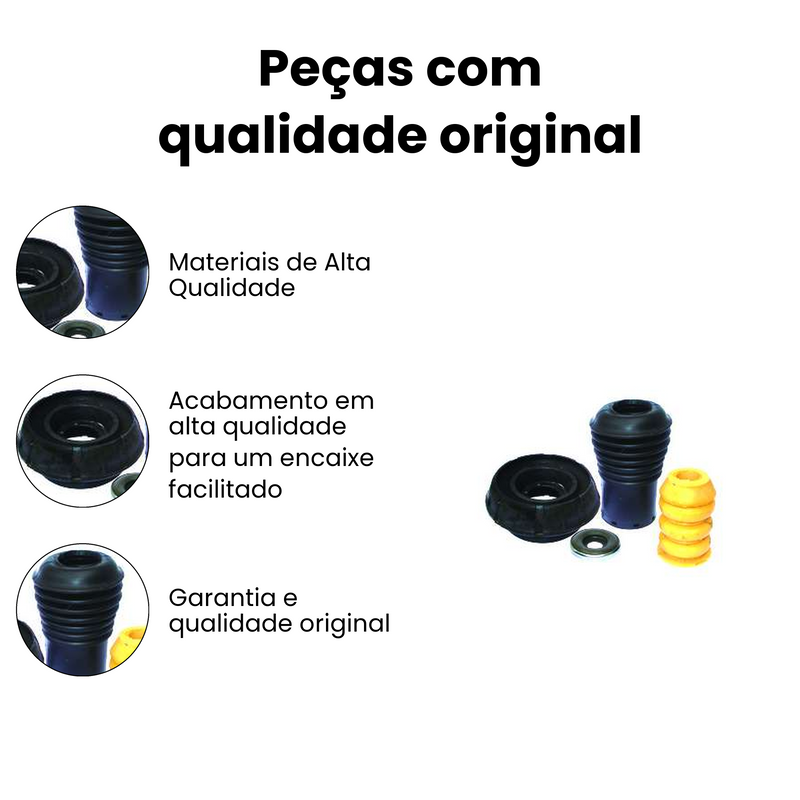 Kit Amortecedor Diant Dir Esq Renault Logan Sandero - Imagem 3