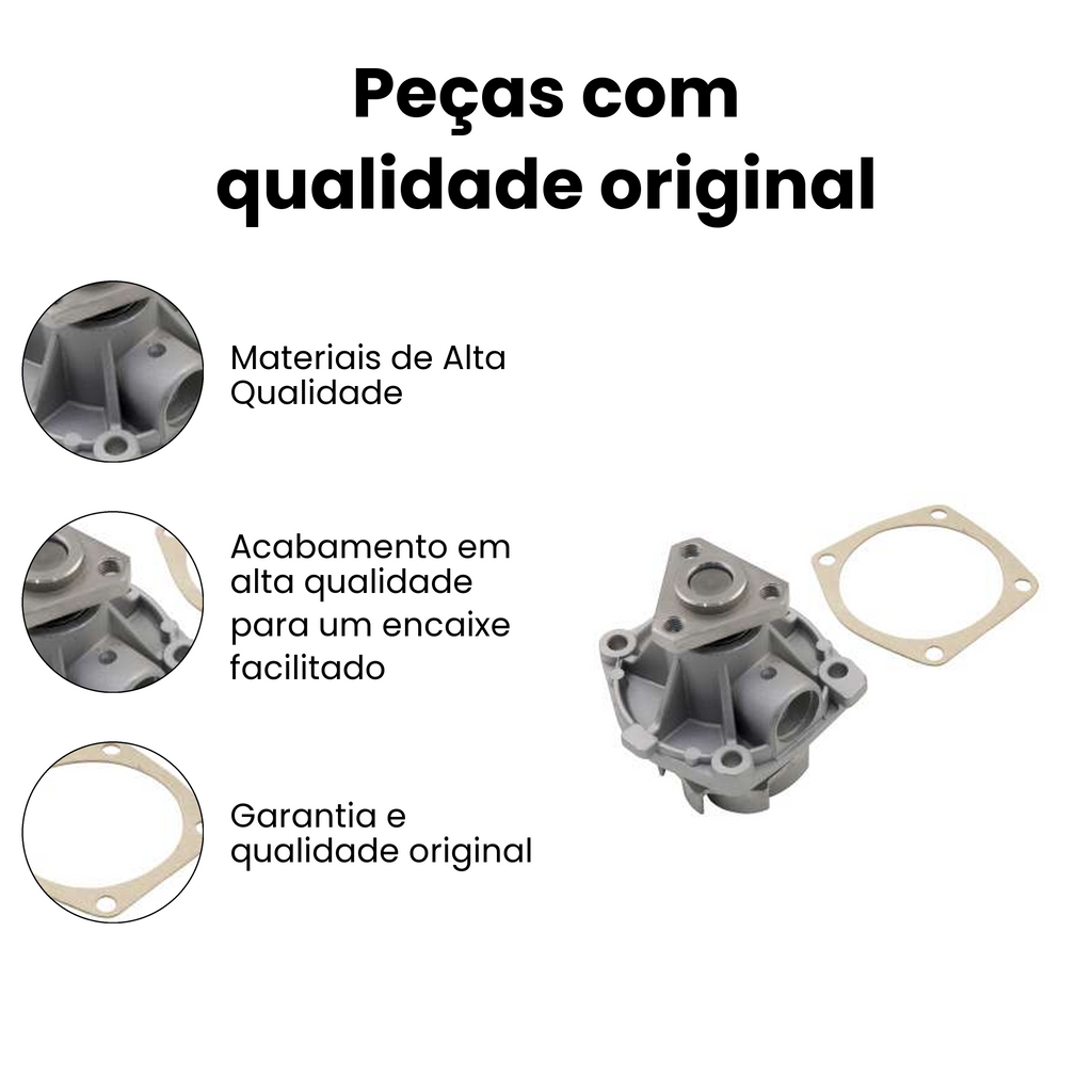 Bomba Água Fiat Fiorino Uno Motor Fiasa - Imagem 3