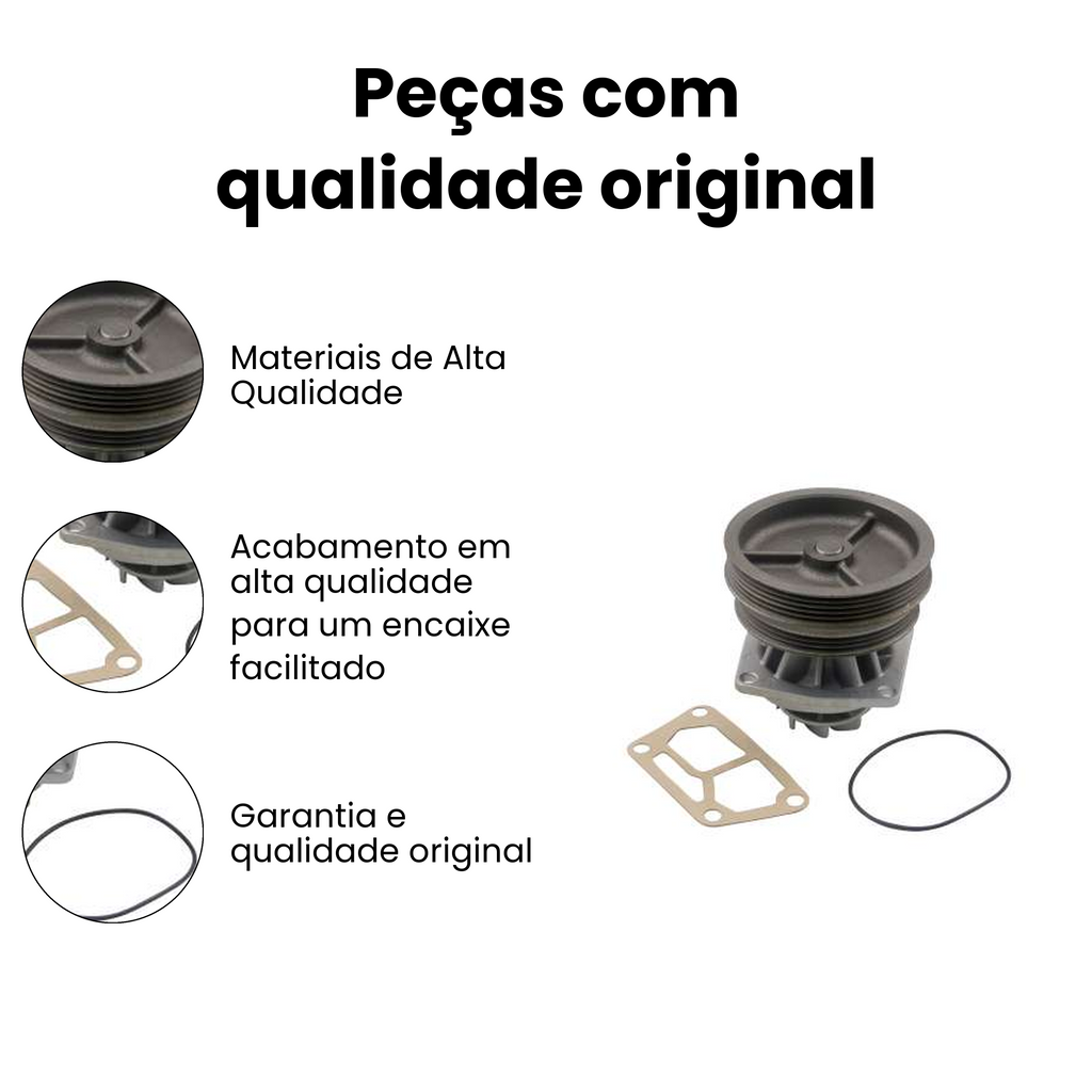 Bomba Água Fiat Linea 1.6 1.9 16V DOHC - NKBA01756 - Imagem 3