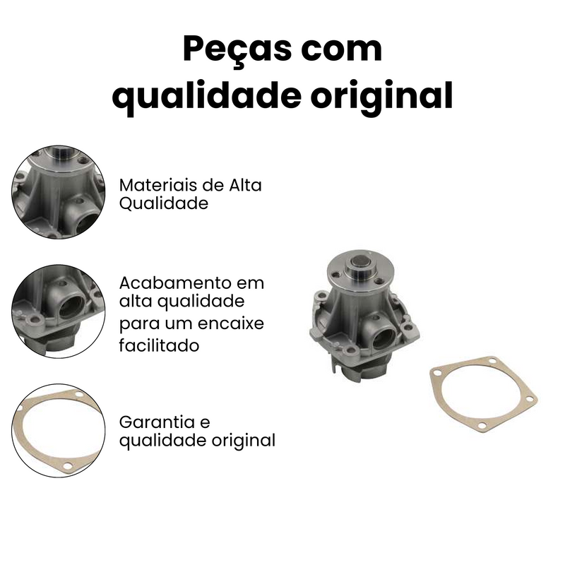 Bomba Água Fiat Fiorino Palio Strada Uno - Imagem 3