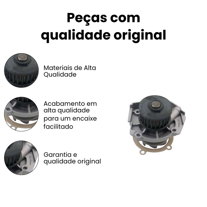Bomba Agua Fiat Dobló Palio Original Novo - Imagem 3
