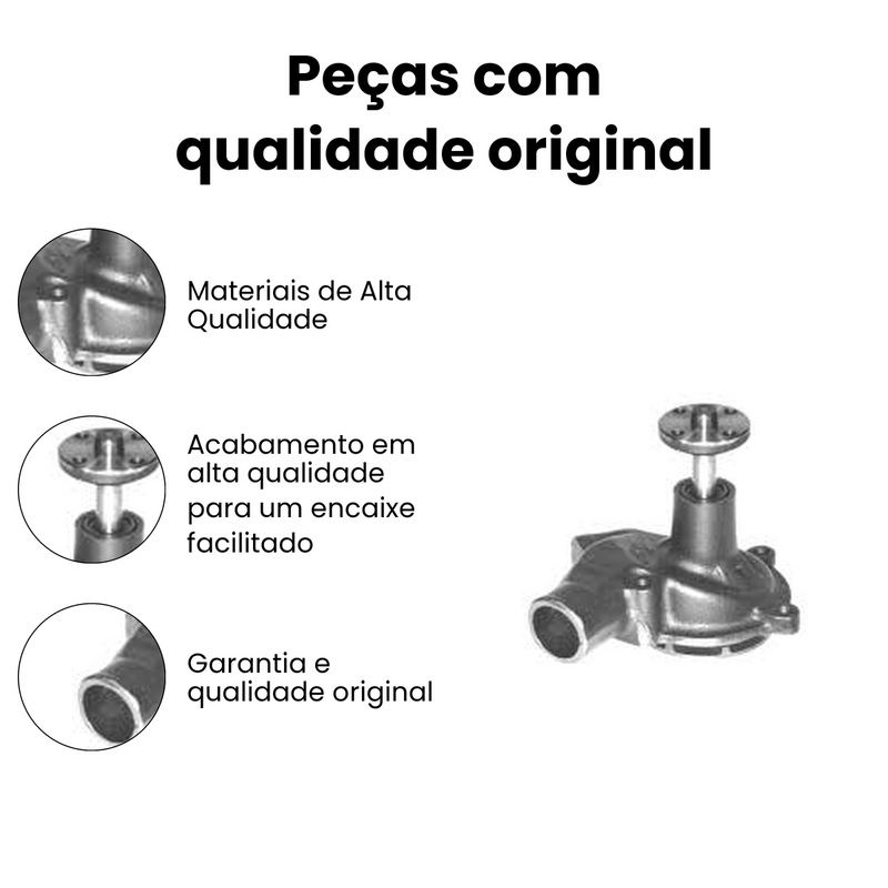 Bomba Água Chevrolet C-10 4.3 L6 1964-1977 - Imagem 3