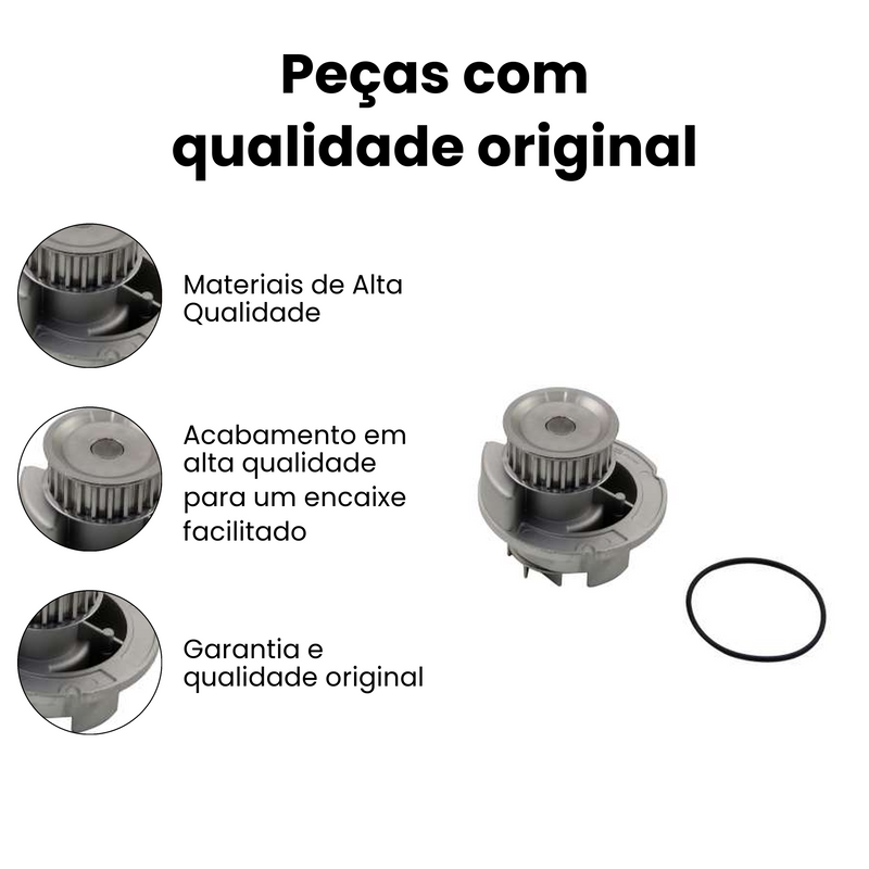 Bomba Água Fiat Stilo Chevrolet Meriva - Imagem 3