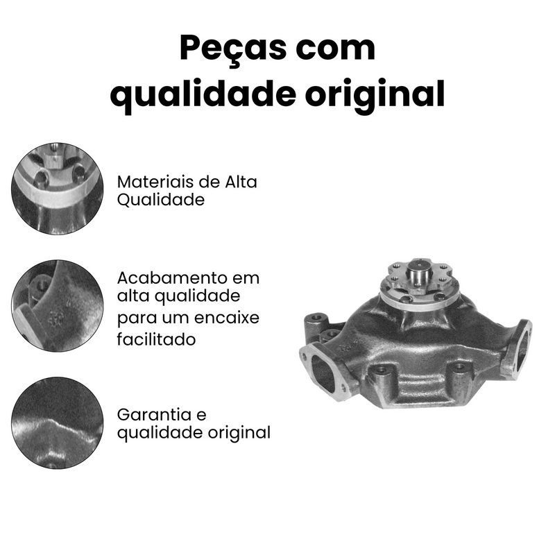 Bomba Água Mercedes Benz L 1517 1519 LK 2219 O364 OH1419 OM3 - Imagem 3