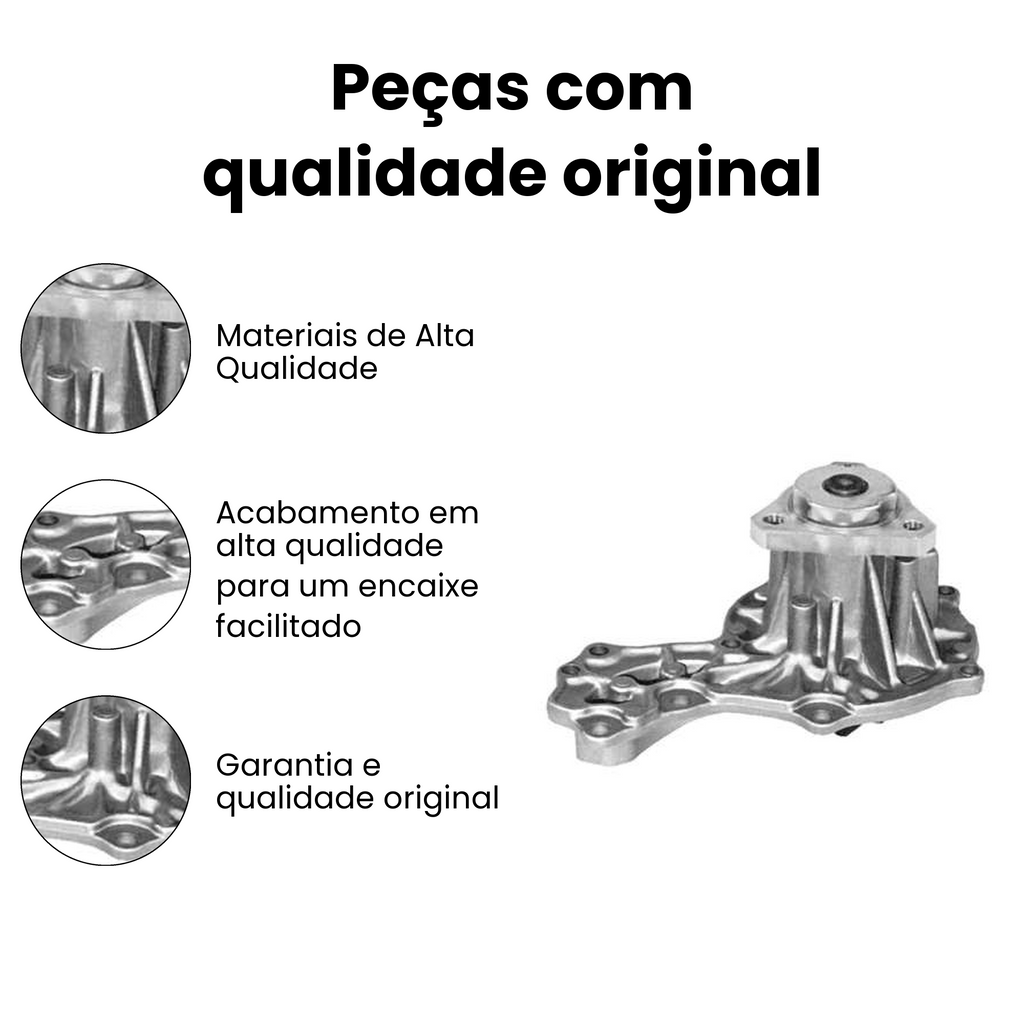 Bomba de Água Volkswagen Voyage Passat - Imagem 3