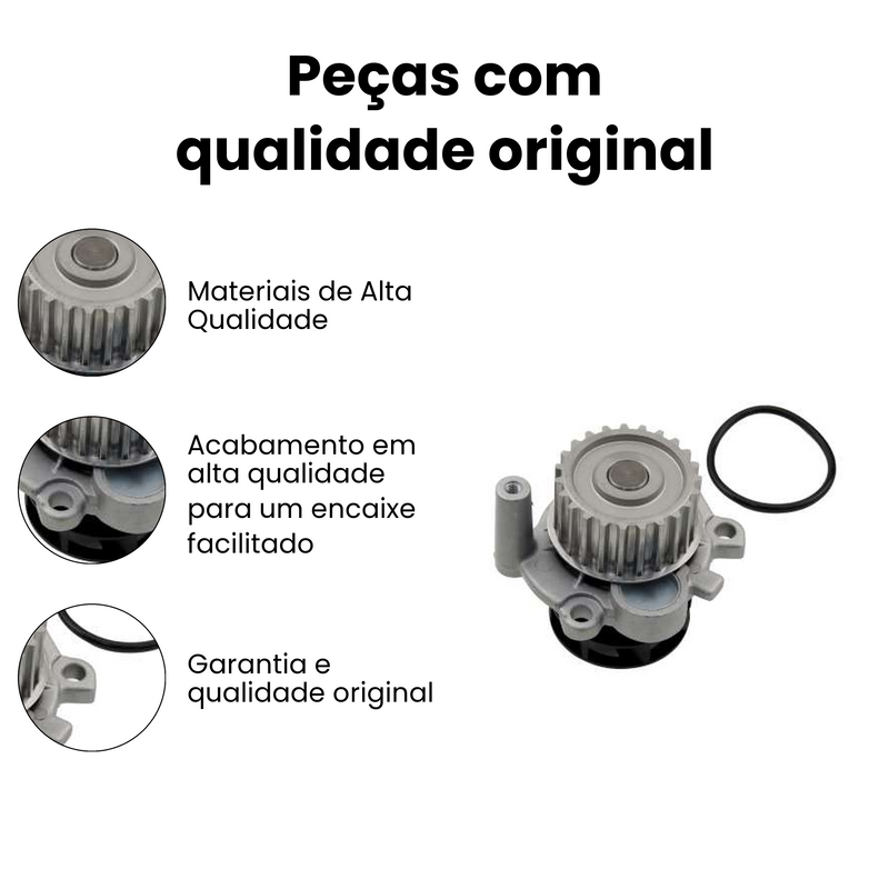 Bomba Agua Volkswagen Bora Golf 1.6 1.8 2.0 Original - Imagem 3