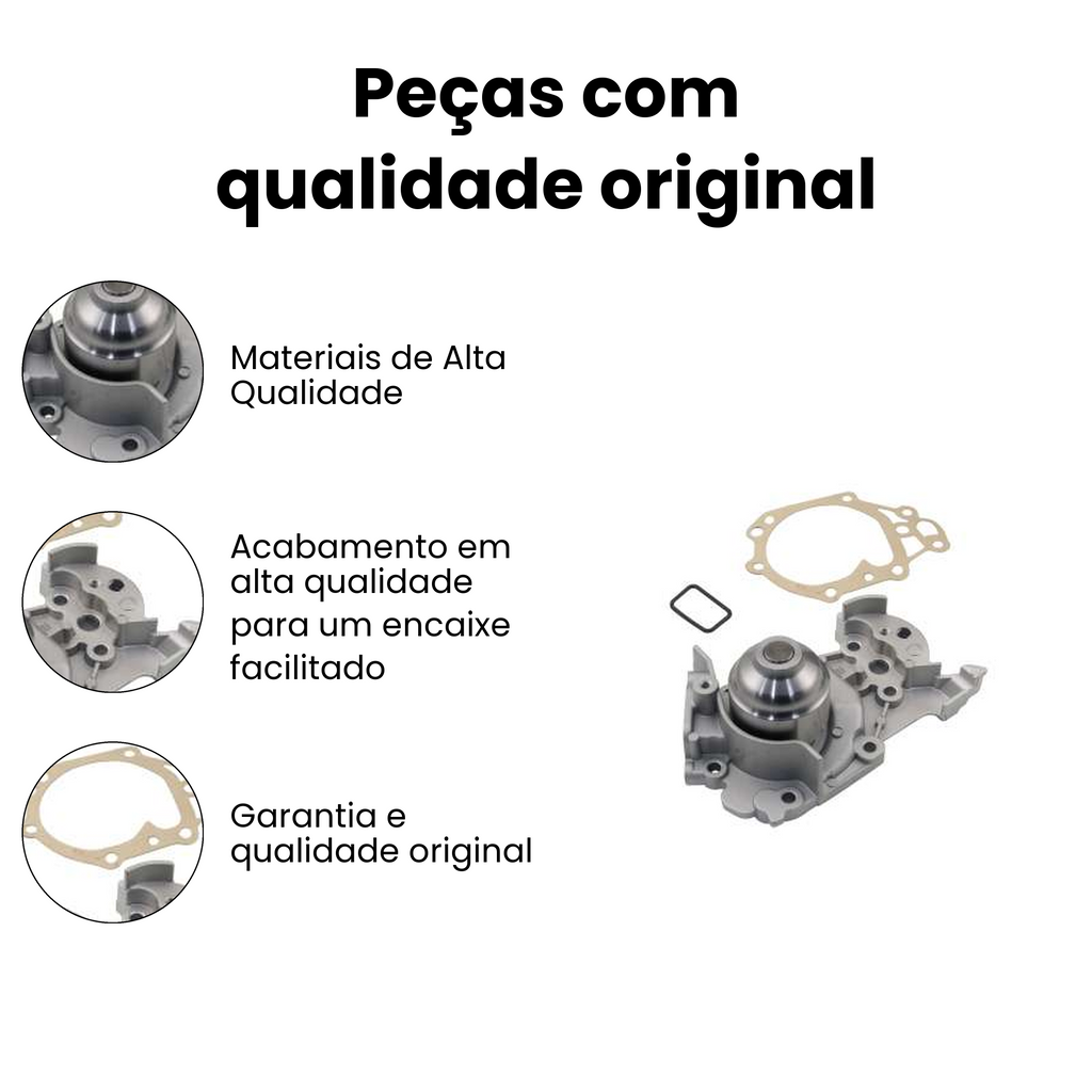 Bomba de Água Renault Peugeot Logan Clio - Imagem 3