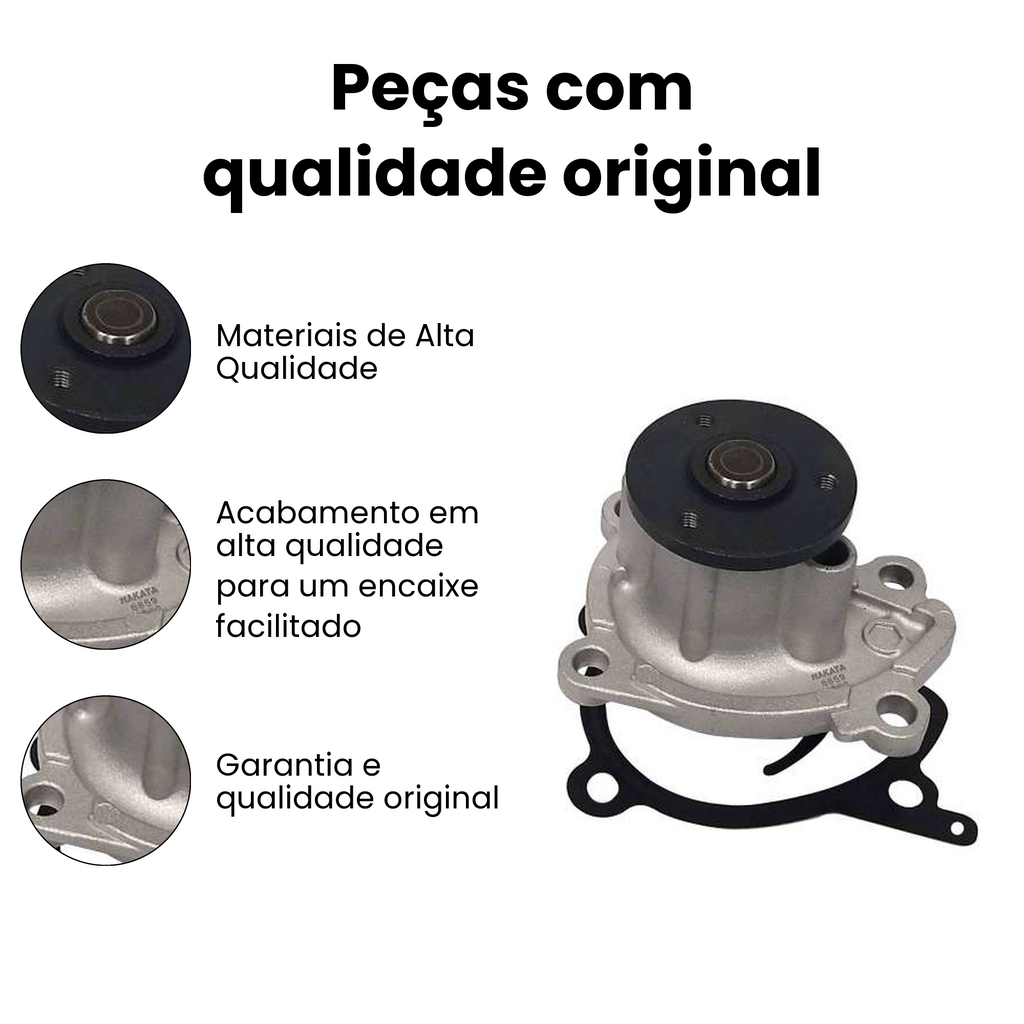 Bomba de Água Renault Nissan Logan Sandero 1.6 16V - Imagem 3