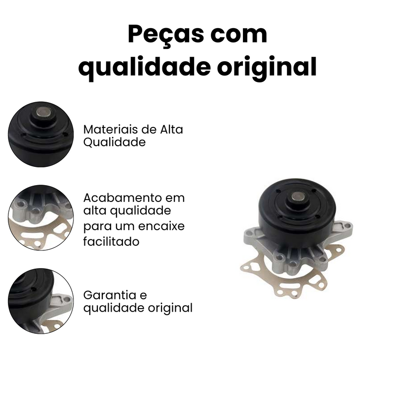 Bomba Água Toyota Corolla XLI STD Sedan 1.6 1.8 16V Fielder - Imagem 3