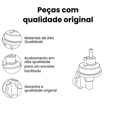 Bomba Combustível Mecânica Fiat 147 Lada - Imagem 3