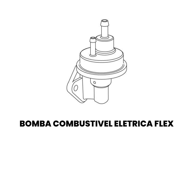 Bomba Combustível Elétrica Flex Fiat Elba Spazio Uno - Imagem 2