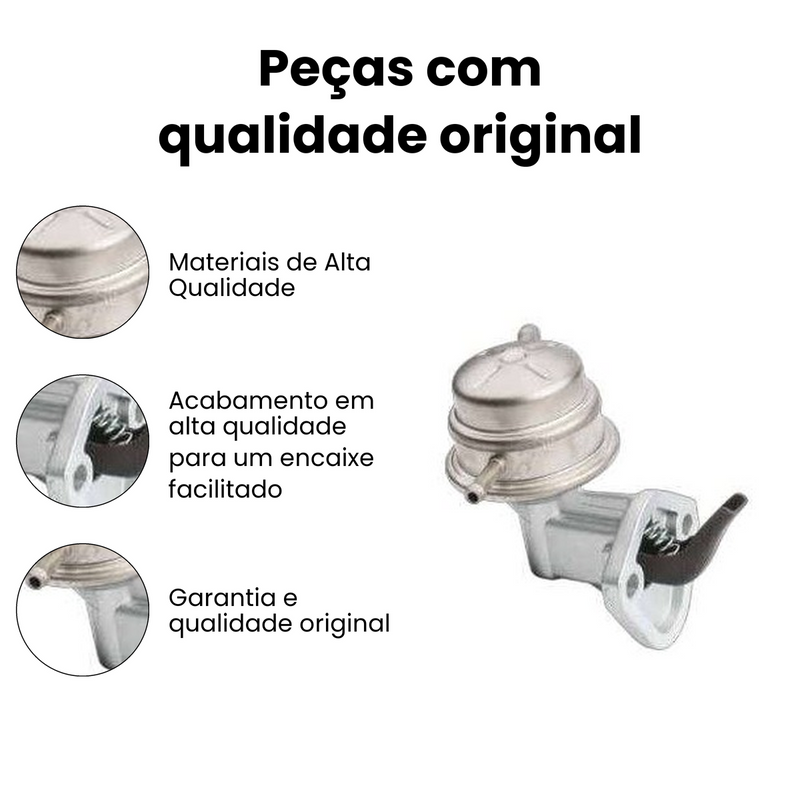Bomba Combustível Mecânica VW Gol Voyage Parati Saveiro Sant - Imagem 3