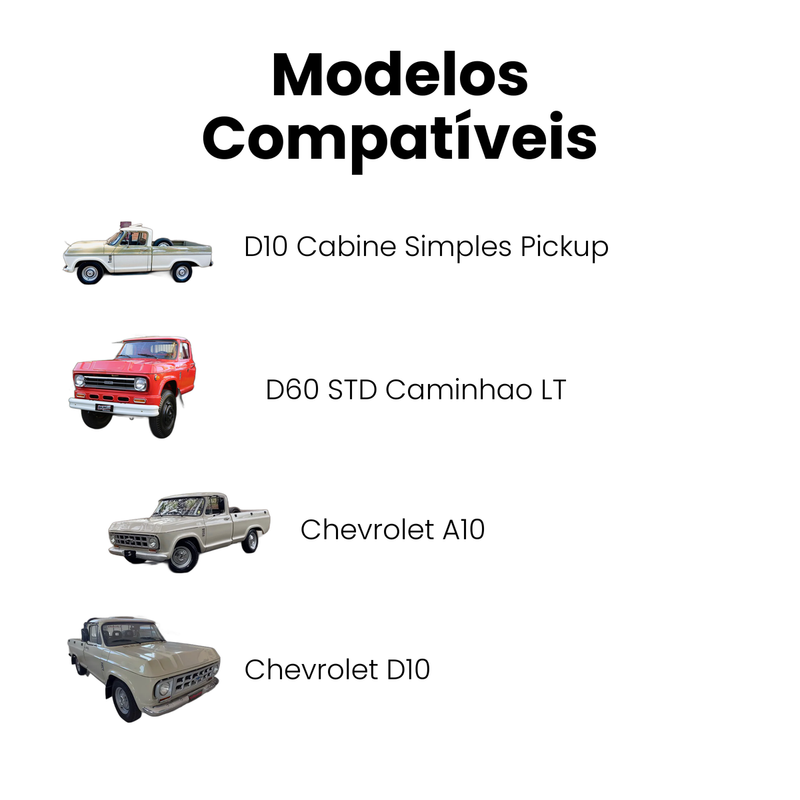 Bomba Combustível Mecânica Dianteira Chevrolet D10 64-70 A10 - Imagem 4