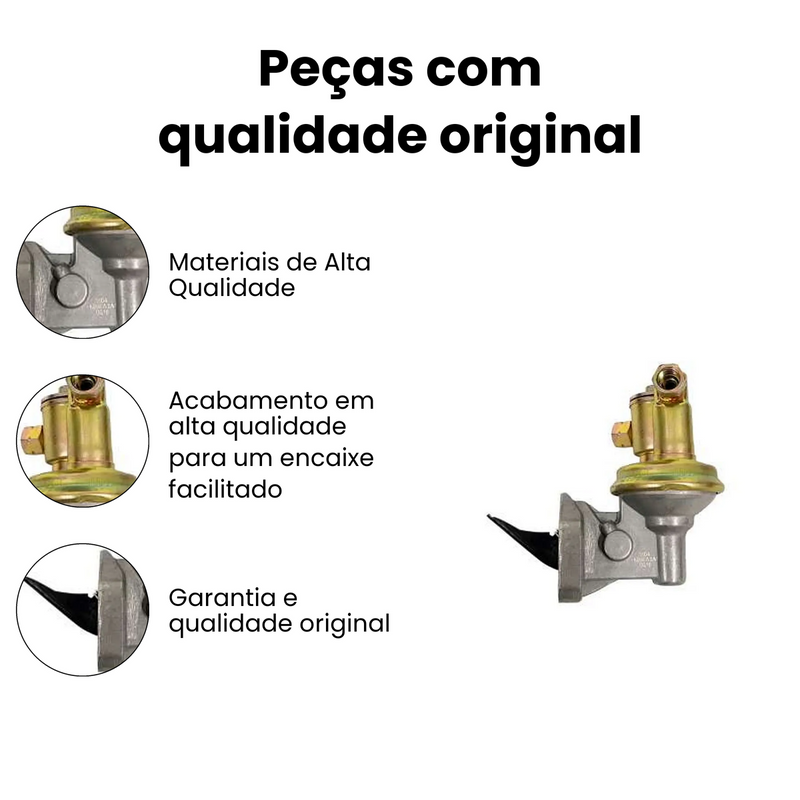Bomba Combustível Mecânica Dianteira Chevrolet D10 64-70 A10 - Imagem 3