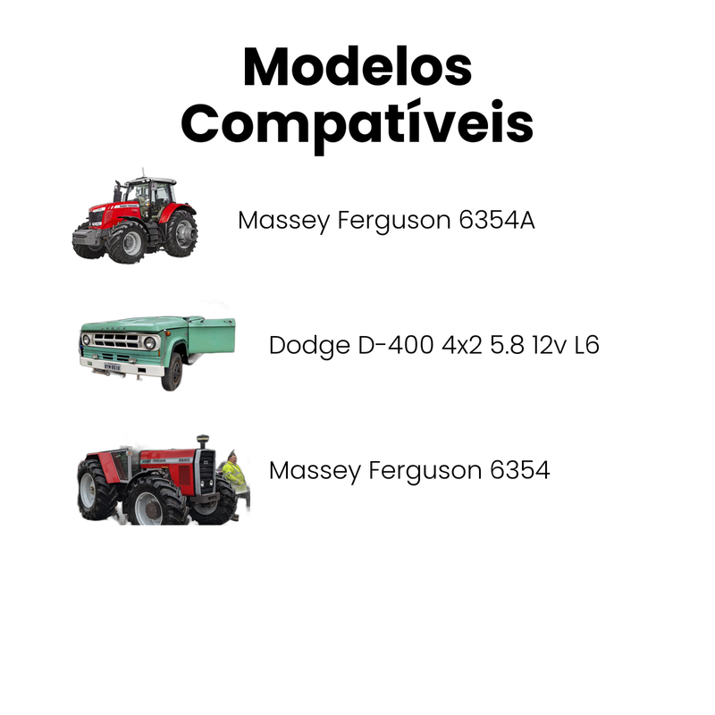 Bomba Combustível Dodge D-400 5.8 12v 1970-1973 Massey Fergu - Imagem 4