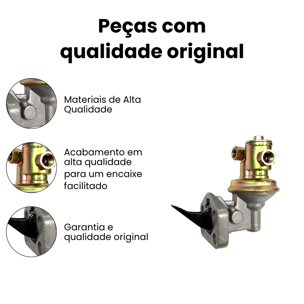 BOMBA DE COMBUSTÍVEL MECÂNICA ETANOL CHEVROLET | GMC NKBC04800 - Imagem 3