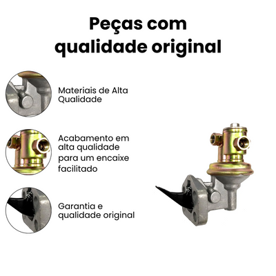 BOMBA DE COMBUSTÍVEL MECÂNICA ETANOL CHEVROLET | GMC NKBC04800 - Imagem 3