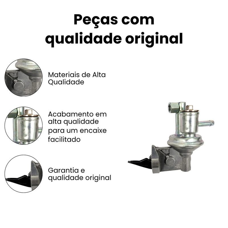 Bomba Combustível Mecânica Diesel Ford F1000 2000 4000 85-98 - Imagem 3