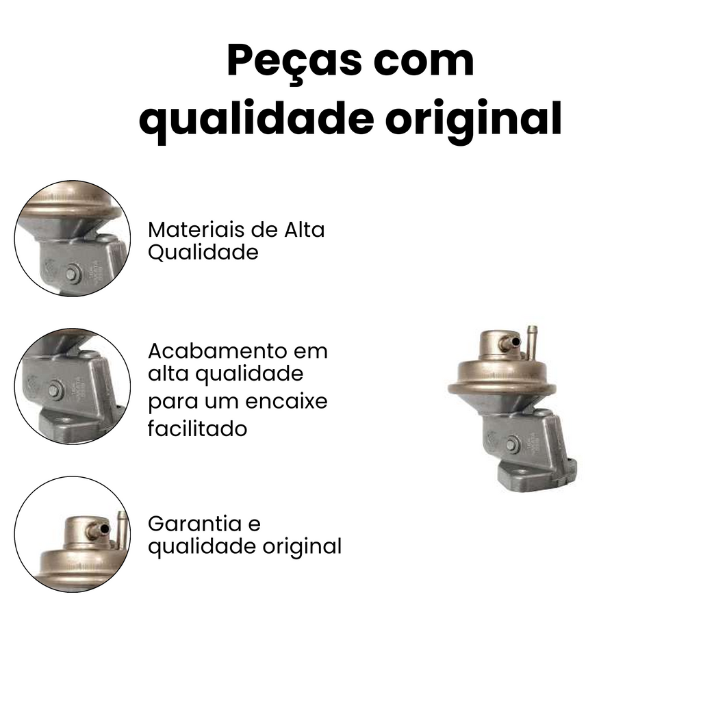 Bomba Combustível Mecânica P/ VW SP2 Kombi Fusca - Imagem 3