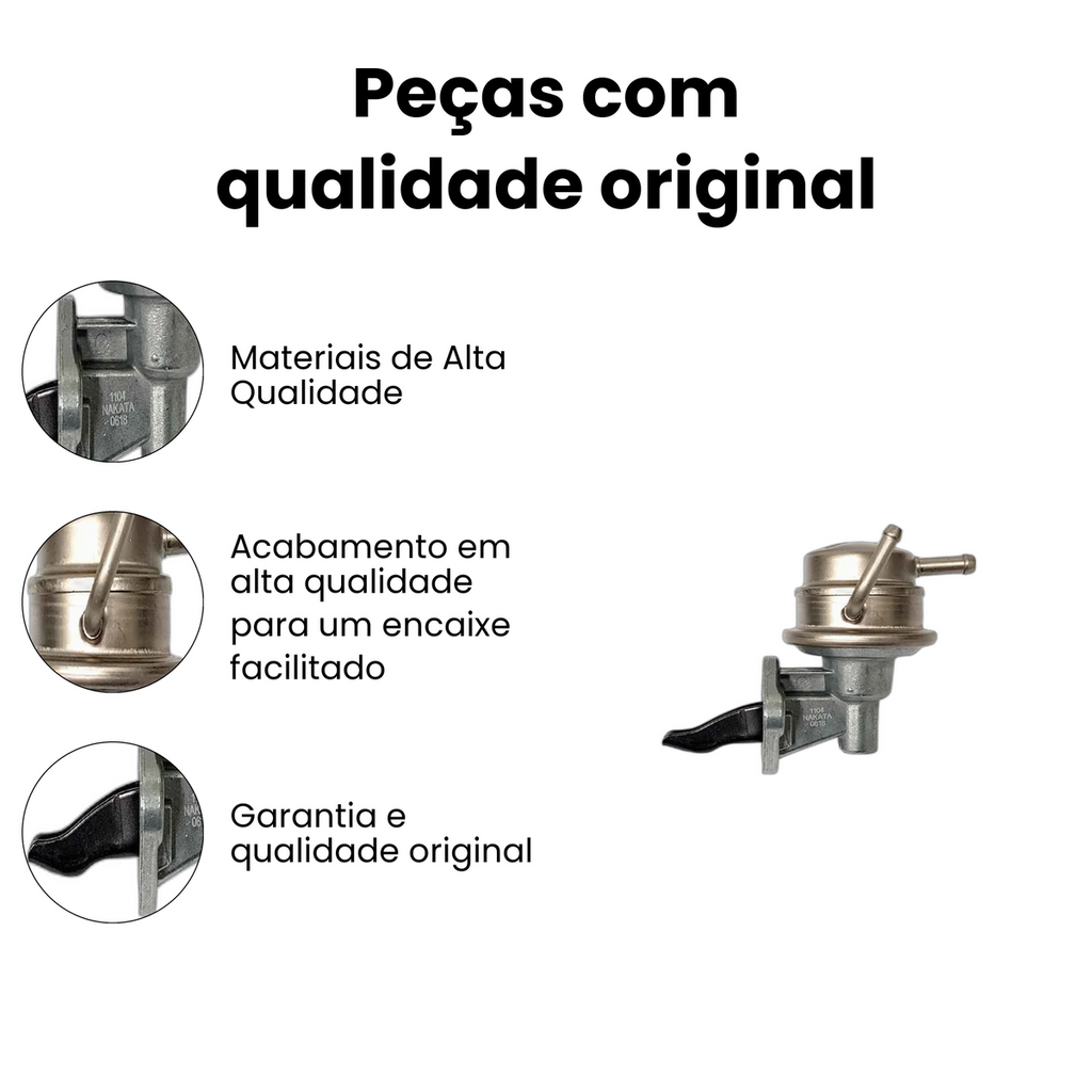 Bomba Combustível Mecânica Chevrolet A20 C20 Bonanza Caravan - Imagem 3