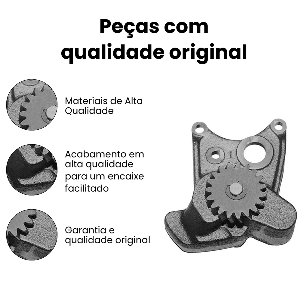 BOMBA DE ÓLEO VOLKSWAGEN | CHEVROLET | FORD | AGRALE NKBO0400 - Imagem 3