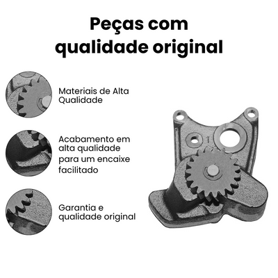 BOMBA DE ÓLEO VOLKSWAGEN | CHEVROLET | FORD | AGRALE NKBO0400 - Imagem 3