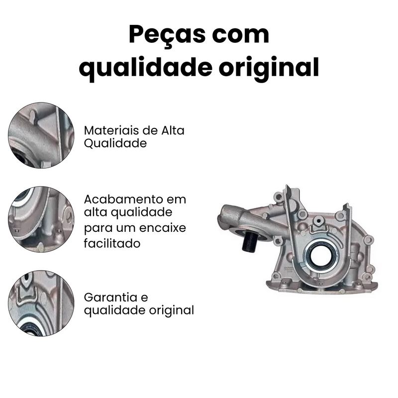 Bomba Óleo Peugeot 206 1998-2016 Renault Logan Sandero 1998- - Imagem 3