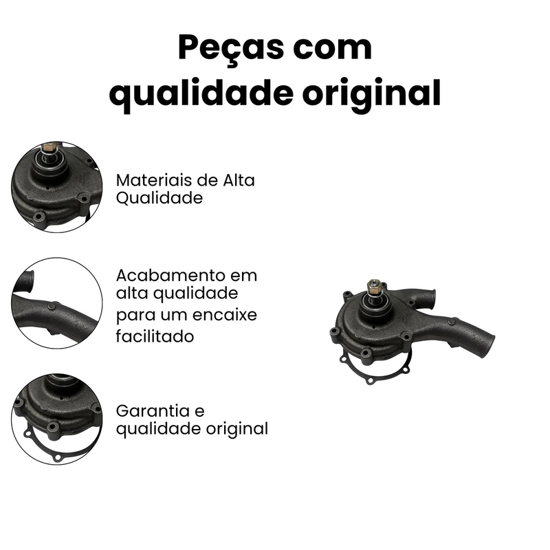 Bomba Água Massey Ferguson 1090A 69-81 D700Di 69-80 P900A 79 - Imagem 3