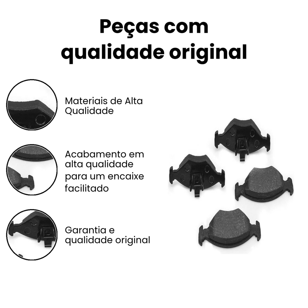 Pastilha de Freio Traseira Nakata Gol Gol - Imagem 3