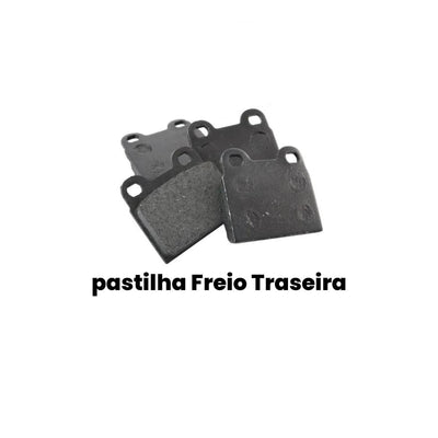 Pastilha de Freio Traseira Fusca - Nakata - Imagem 2