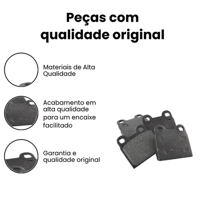 Pastilha de Freio Traseira Fusca - Nakata - Imagem 3
