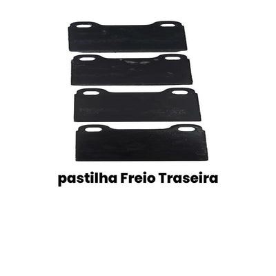 Pastilha de Freio Traseira Nakata - Chevette - Imagem 2
